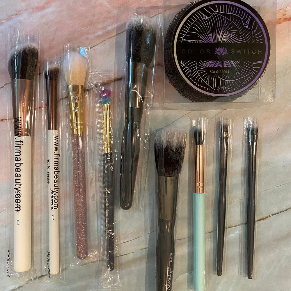 Mixed makeup brush lot ulta ipsy firma set